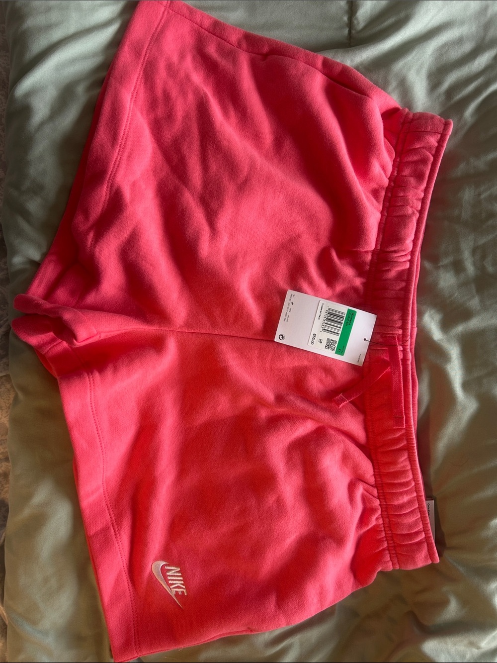 Nike Women’s Pink Cotton Athletic Shorts